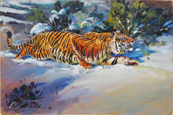 Бастрыкин Виктор Васильевич. Тигр крадущийся 